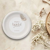 Het moderne minimalistische Beige Butterfly Vrijge Papieren Bordje