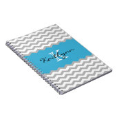 Het moderne Notitieboekje van het Monogram van het Notitieboek (Rechterzijde)