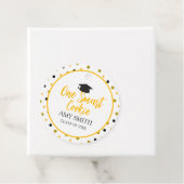 Het moderne One Smart Cookie Afstuderen Bedankjes Labels (In situ)