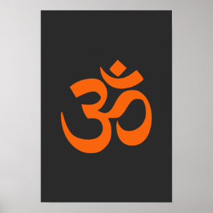 Het moderne Oranje OM Poster