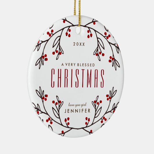 Het moderne Ornament van de Vakantie van de (Rechts)