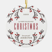 Het moderne Ornament van de Vakantie van de (Voorkant)