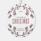 Het moderne Ornament van de Vakantie van de (Links)