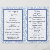 Het moderne Paisley Wedding Collectie - Blauw (Achterkant)
