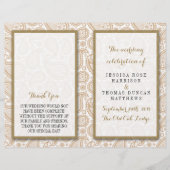 Het moderne Paisley Wedding Collectie - Bruin (Voorkant)