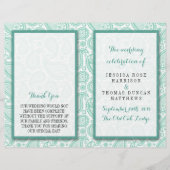 Het moderne Paisley Wedding Collectie - Groen (Voorkant)