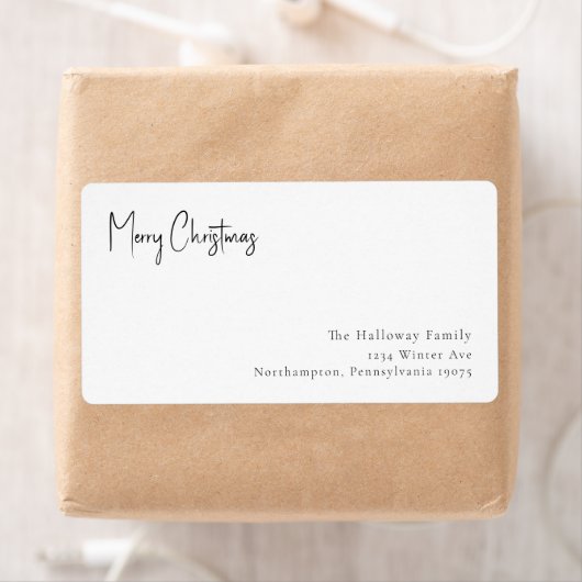 Het moderne Pakket van het het Adres van de Terugk Etiket (Insitu)