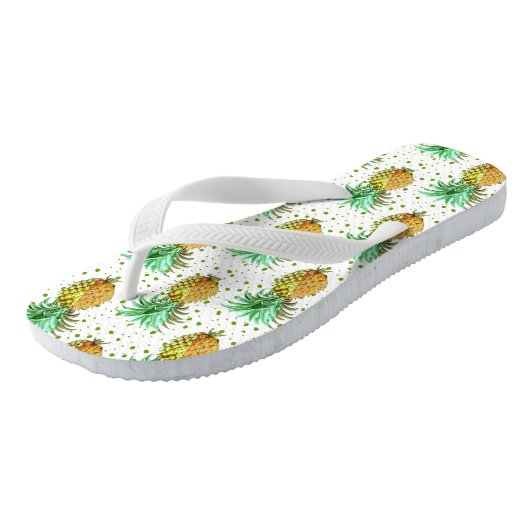 Het moderne Patroon van de Ananas Teenslippers (Schuin)
