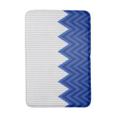 Het moderne Patroon van de Strepen van de Chevron Badmat (Voorkant Verticaal)