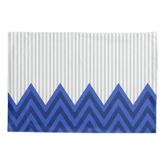 Het moderne Patroon van de Strepen van de Chevron Kussensloop (Achterkant)