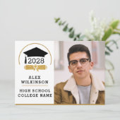 Het moderne Pet van het Afstudeerder van het Manus Aankondiging (Staand voorkant)