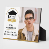 Het moderne Pet van het Afstudeerder van het Manus Fotoplaat (Zijkant)