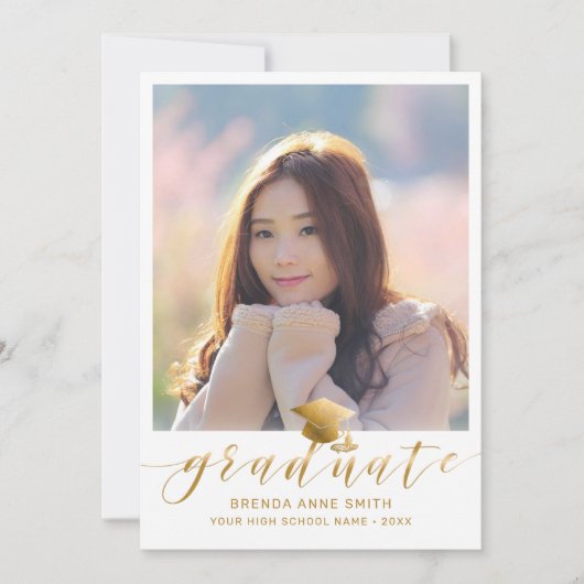 Het moderne Pet van het Manuscript van de Foto Gol Aankondiging (Voorkant)