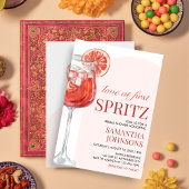 Het moderne Pomelo Cocktail Vrijgezellenfeest Kaart