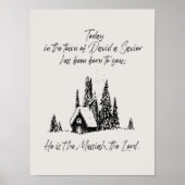 Het moderne poster van de kerstgeschriften (Voorkant)