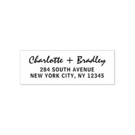 Het moderne Professionele Adres van de Terugkeer v Zelfinktende Stempel