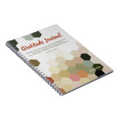 Het moderne Rapport van de Gratitude van de Manusc Notitieboek (Rechterzijde)