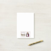 Het moderne Realtor Waterverf House Post-it® Notes (Op bureau)