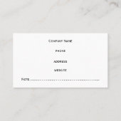 Het moderne rode en zwarte Stippen Visitekaartje (Achterkant)