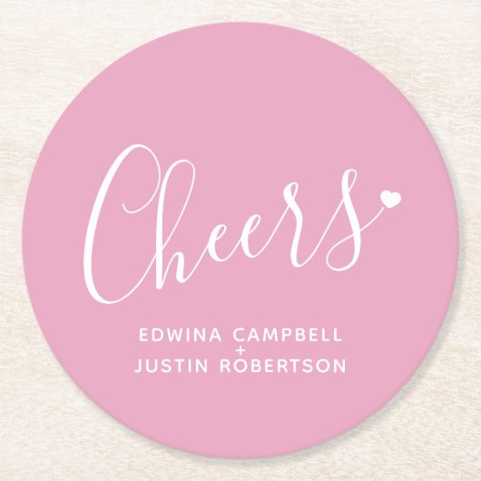 Het moderne roze en witte onderzetters van het har (Voorkant)