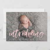 Het moderne Roze Manuscript van de Borstel die de  Aankondiging (Voorkant)