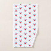 Het moderne Schattigee hart Bad Handdoek (Handdoek)