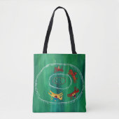 Het moderne schilderen van de paardenras tote bag (Voorkant)