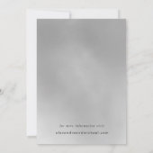 Het moderne Schrijven sparen de Witte Datum Save The Date (Achterkant)