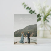 Het moderne Schrijven sparen het Witte Briefkaart (Staand voorkant)