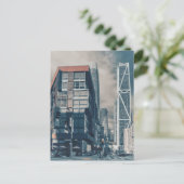 Het moderne stadsbeeld van San Francisco Briefkaart (Staand voorkant)