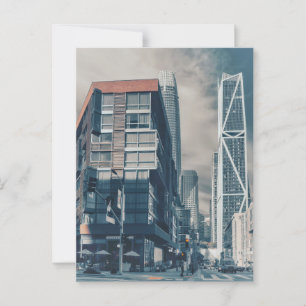 Het moderne stadsbeeld van San Francisco Briefkaart
