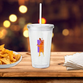 Het moderne technische Afstuderen Sunset Modern Acryl Drinkbeker