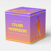 Het moderne technische Afstuderen Sunset Modern Bedankdoosjes (Voorkant Zijde)