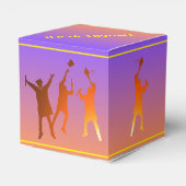 Het moderne technische Afstuderen Sunset Modern Bedankdoosjes (Achterkant)