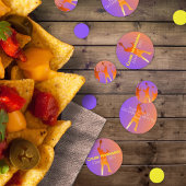 Het moderne technische Afstuderen Sunset Modern Confetti