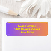 Het moderne technische Afstuderen Sunset Modern Etiket (Insitu)