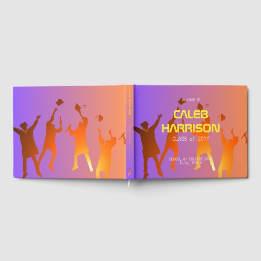 Het moderne technische Afstuderen Sunset Modern Gastenboek (Volledig)