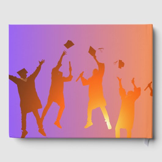 Het moderne technische Afstuderen Sunset Modern Gastenboek (Achterkant)