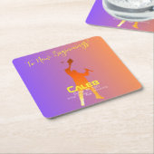 Het moderne technische Afstuderen Sunset Modern Kartonnen Onderzetters (Schuin)