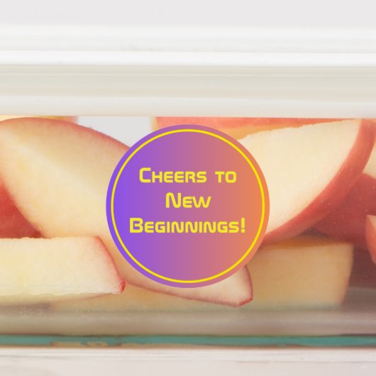 Het moderne technische Afstuderen Sunset Modern Labels (Aangebracht)