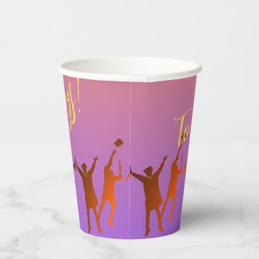 Het moderne technische Afstuderen Sunset Modern Papieren Bekers (Rechts)