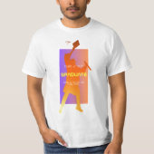 Het moderne technische Afstuderen Sunset Modern T-shirt (Voorkant)