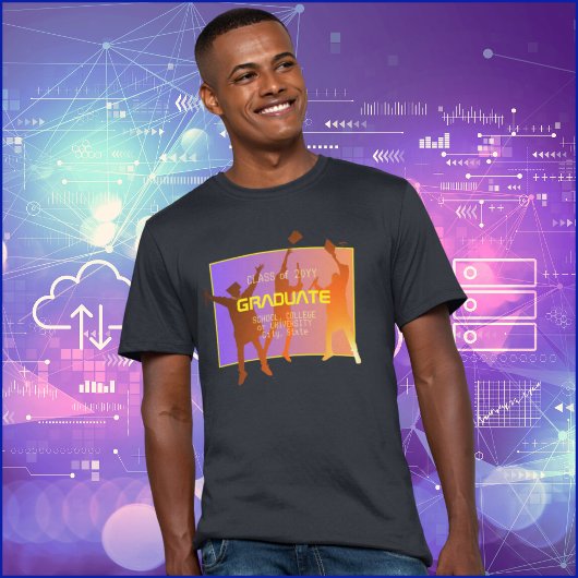 Het moderne technische Afstuderen Sunset Modern T-shirt