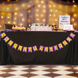 Het moderne technische Afstuderen Sunset Modern Vlaggetjes