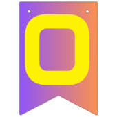 Het moderne technische Afstuderen Sunset Modern Vlaggetjes (Tweede vlag)