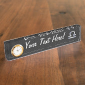 Het moderne Teken van de Dierenriem van de Naambordje (Zijkant)