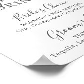 Het Moderne Teken van de Handtekening van de Olijf Poster (Hoek)