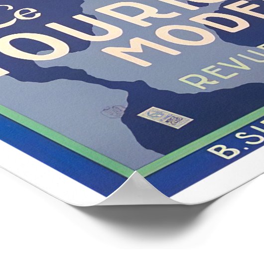 Het moderne toerisme in Frankrijk Poster (Hoek)