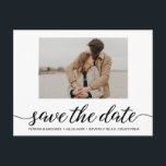 Het moderne Verloving van de Foto sparen het manus Briefkaart<br><div class="desc">Introductie van ons Modern Photo Verloving Save The Date script Briefkaart, de perfecte manier om het spannende nieuws van uw verloving te delen met familie en vrienden. Met dit aanpasbare briefkaart kunt u uw eigen foto toevoegen en een persoonlijke touch creëren die de essentie van uw relatie vastlegt. Maak uw...</div>