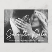 Het moderne Verloving van de Foto van het Manuscri Briefkaart (Voorkant)